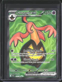 Gourgeist ex 102/086 Ultra Rare ME04: Chaos Rising Pokemon NM/M - Image 1