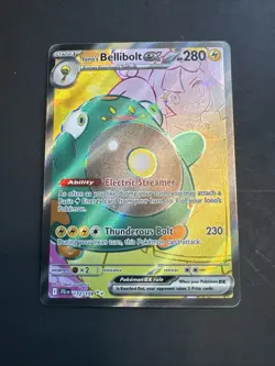 Ionos Bellibolt Ex 172/159 Pokemon TCG Journey Together Full Art NM - Image 1