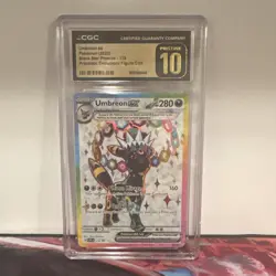Pokemon CGC Pristine 10 Umbreon ex 176 Black Star Promos Foil Eng 2025 280HP - Image 1