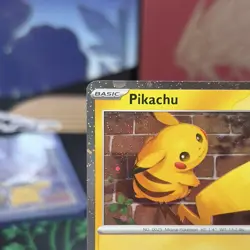 Pikachu near mint black star Promo Cosmo Holo 051/162 English Pokemon TCG SWIRL - Image 3