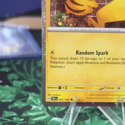 Pikachu near mint black star Promo Cosmo Holo 051/162 English Pokemon TCG SWIRL - Image 4