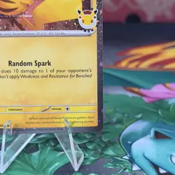 Pikachu near mint black star Promo Cosmo Holo 051/162 English Pokemon TCG SWIRL - Image 5