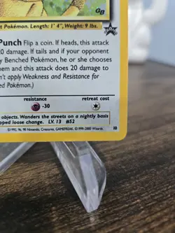 Meowth Pokemon Black Star GameBoy Promo #10 Holo Rare WOTC 1999 NM - Image 5
