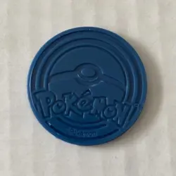 Pokemon Card silver and blue lugia shatter cracked ice blue backed coin - Image 3