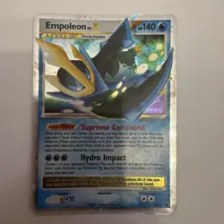Pokemon Diamond & Pearl Empoleon LV.X DP11 Promo Holo, MP - Image 1