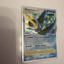 Pokemon Diamond & Pearl Empoleon LV.X DP11 Promo Holo, MP - Image 2