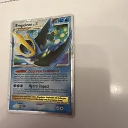 Pokemon Diamond & Pearl Empoleon LV.X DP11 Promo Holo, MP - Image 3