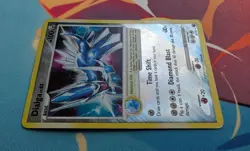 Dialga 4/100 Pokemon TCG - Reverse Holo Majestic Dawn - **Holo Peeling**HP/DMG - Image 3
