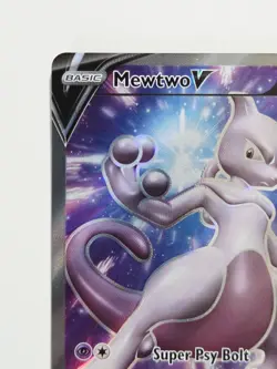 Pokemon Mewtwo V SWSH229 Sword & Shield Pokemon Go ETB Promo - Full Art Holo NM - Image 3