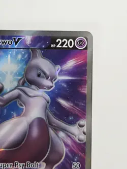 Pokemon Mewtwo V SWSH229 Sword & Shield Pokemon Go ETB Promo - Full Art Holo NM - Image 4