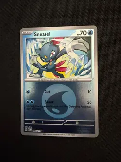 Sneasel (Energy Symbol Pattern) 044/217 Ascended Heroes Pokemon Reverse Holo NM - Image 1
