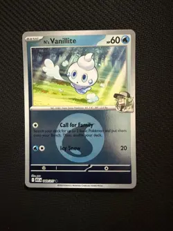 N's Vanillite (Energy Symbol) 049/217 Ascended Heroes Pokemon Reverse Holo NM - Image 1