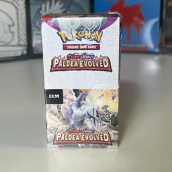 Pokemon Paldea Evolved Half Booster Box 18pack Sealed - Image 1