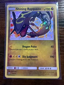 Pokemon - Shining Rayquaza 56/73 - Shining Legends Holofoil NM #2 - Image 1