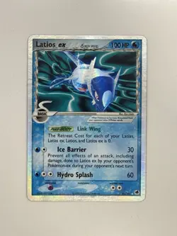 Pokemon TCG Latios ex Delta Species 96/101 Dragon Frontiers Holo Silver Border - Image 1