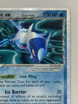 Pokemon TCG Latios ex Delta Species 96/101 Dragon Frontiers Holo Silver Border - Image 3