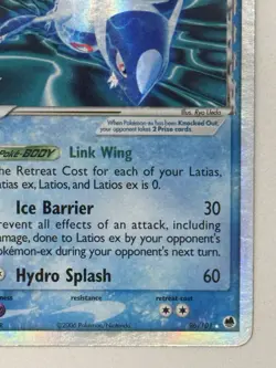 Pokemon TCG Latios ex Delta Species 96/101 Dragon Frontiers Holo Silver Border - Image 4