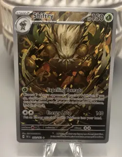 Pokemon Shiftry 163/162 Temporal Forces Illustration Rare Holo NM - Image 1