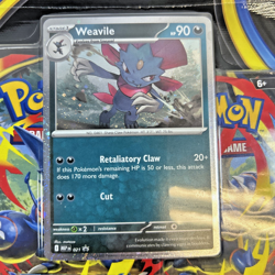 Pokemon TCG - Phantasmal Flames - 3 Pack Blister - Weavile - Brand New Sealed - Image 4
