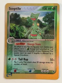 Sceptile 20/109 EX Ruby & Sapphire Reverse Holo Rare Pokemon Card MP/HP - Image 1