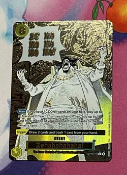 Zehahahahaha! One Piece OP 16 The Time Of Battle English Alt Art Ready To Ship - Image 1