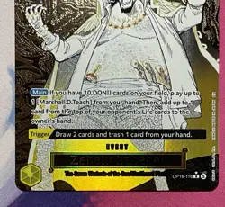 Zehahahahaha! One Piece OP 16 The Time Of Battle English Alt Art Ready To Ship - Image 4