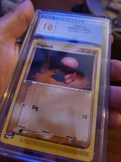 (POP 1) CGC 10 PRISTINE Pokemon Trapinch 78/97 EX Dragon 2003 E-Reader Card - Image 3