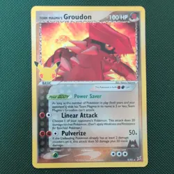 9/95 Team Magma’s Groudon Celebrations Classic Collection Pokemon Card Game TCG - Image 1