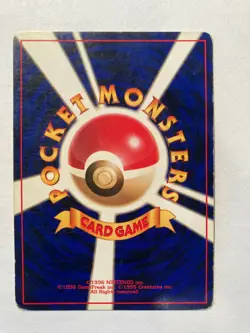 Pokemon Card Professor Oak Trainer 1st Base Set No Rarity Symbol Mark PL - Image 2