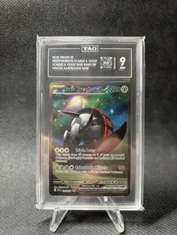 Pokemon Iron Treads ex Special Illustration Rare 248/198 SV01 TAG 9 Holo Card - Image 1