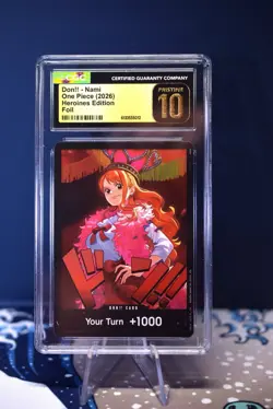 Nami DON!! Card CGC Pristine 10 Heroines Edition Foil One Piece 2026 - Image 1