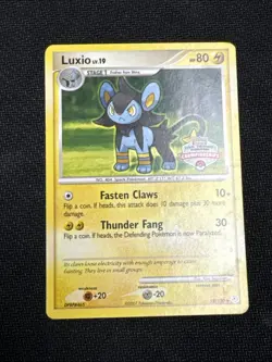 Pokemon TCG: Luxio State Championships Stamped Promo Card 52/130 NM x1 - Image 1