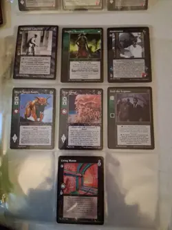180 VtES/Jyhad Card Lot Used Mixed Set Including 2 Decks And Extras - Image 3