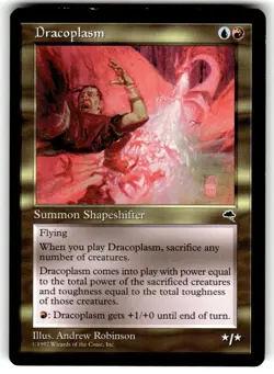 MTG Magic the Gathering Dracoplasm (266/350) Tempest LP - Image 1