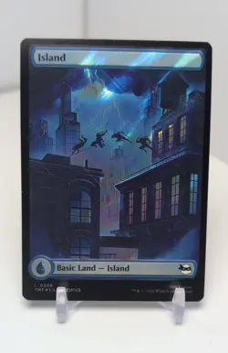 Island (0306) (Surge Foil) Teenage Mutant Ninja Turtles Foil NM / Mint - Image 1