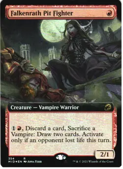 FALKENRATH PIT FIGHTER 354 INNISTRAD: MIDNIGHT HUNT MAGIC: THE GATHERING FOIL NM - Image 1