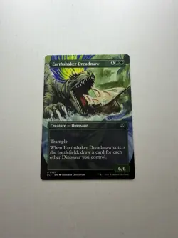 Earthshaker Dreadmaw LP Borderless The Lost Caverns of Ixalan Magic Mtg LP - Image 1