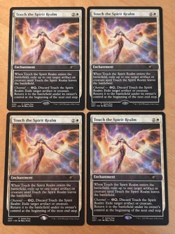 Magic the Gathering MTG 1x Touch the Spirit Realm Promo Game Day NM - Image 1