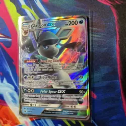 POKEMON Glaceon GX SM147 Black Star Promo Ultra Rare Holo TCG MP - Image 2