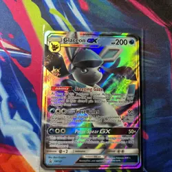 POKEMON Glaceon GX SM147 Black Star Promo Ultra Rare Holo TCG MP - Image 3
