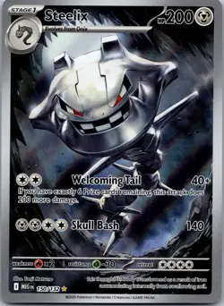Steelix 150/132 Illustration Rare Mega Evolution Pokemon Near Mint - Image 1