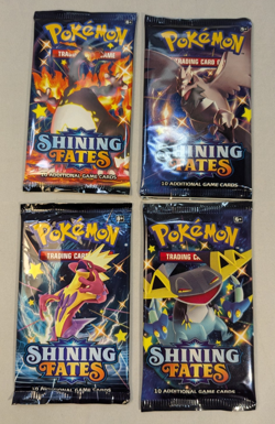 Pokemon Shining Fates Booster Pack ART SET New Factory Sealed - Image 1