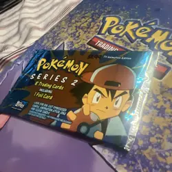Topps Pokemon TV Animation Edition Series 2, Sealed Pack - Ash - Image 3