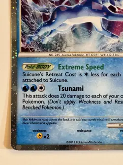 The Pokemon Company Suicune Shiny Holo Rare SL11 Call of Legends-NM - Image 2