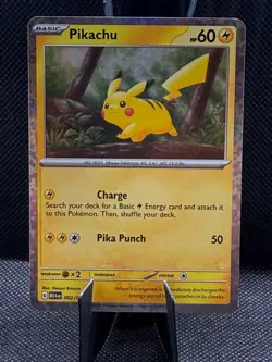 Pikachu 002/015 Holo Promo McDonald's Promos 2024 Pokemon Near Mint - Image 1