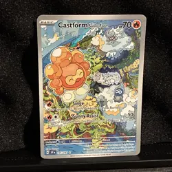 Pokemon Castform Sunny Form 195/191 IR Surging Sparks 🔥 Pack Fresh Minty 🔥 - Image 1
