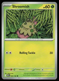 Shroomish 005/182 Common Destined Rivals Pokemon Near Mint - Image 1
