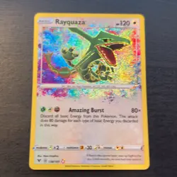 Rayquaza Vivid Voltage 138/185 Amazing Rare Holo Basic 120HP EN - Image 1