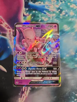 Mewtwo GX SM196 Sun & Moon Promos (NM-) Pokemon TCG - Image 1