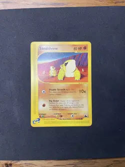 2002 Pokemon Skyridge Sandshrew 92/144 Near Mint Non-Holo WOTC - Image 1